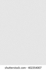 Abstract Halftone White Dots on Gray Background, A4 size. a4 format vector illustration.