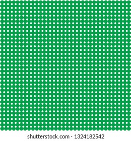 Abstract halftone of white raster dots on a color background
