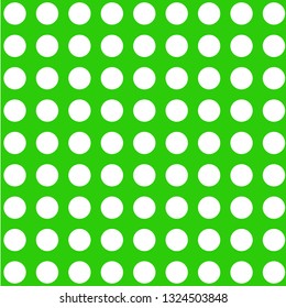 Abstract halftone of white raster dots on a color background