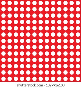Abstract halftone of white raster dots on a color background