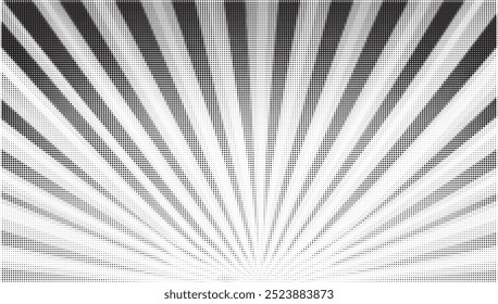 Abstract halftones perfect circle dotted