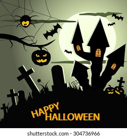 Abstract halloween background eps 10