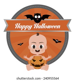 abstract halloween background with some special objects