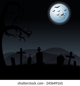 abstract halloween background with some special objects