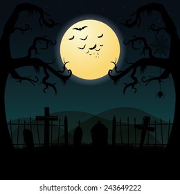 abstract halloween background with some special objects