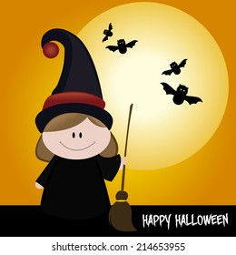 abstract halloween background with special objects