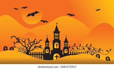 Abstract Halloween backgrounds often evoke a sense of eerie mystique and playful
