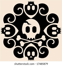 abstract halloween decoration