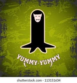 Abstract Halloween grunge background