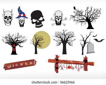 abstract halloween icon