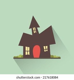 abstract halloween object on a special background