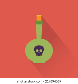 Abstract halloween object on a special background