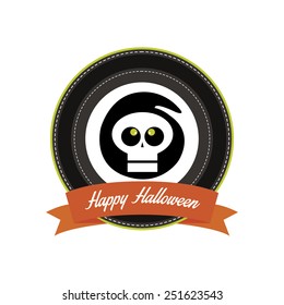 abstract halloween object on a white background
