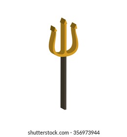Abstract halloween object on a white background
