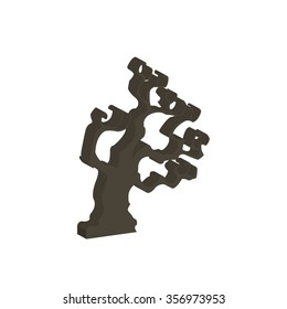 Abstract halloween object on a white background