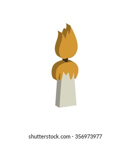 Abstract halloween object on a white background
