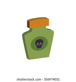 Abstract halloween object on a white background