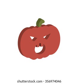 Abstract halloween object on a white background
