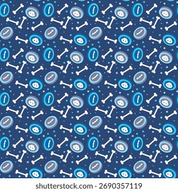 Abstract halloween pattern design background. Vector illustration.