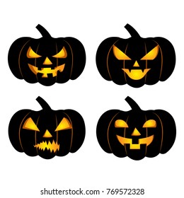 abstract halloween pumpkin