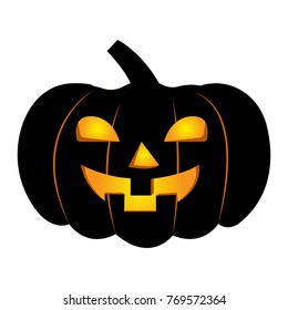 abstract halloween pumpkin