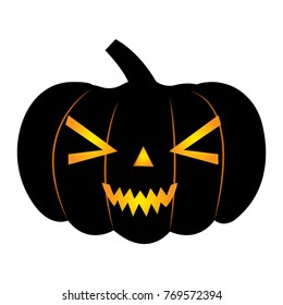 abstract halloween pumpkin