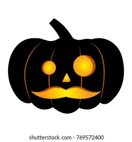abstract halloween pumpkin