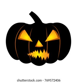 abstract halloween pumpkin