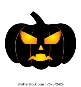 abstract halloween pumpkin
