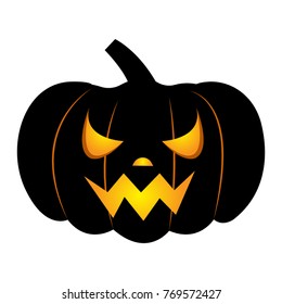 abstract halloween pumpkin