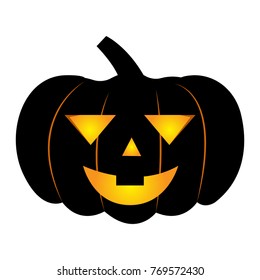 abstract halloween pumpkin