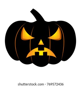 abstract halloween pumpkin