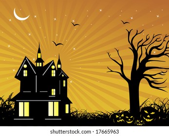 abstract halloween series design