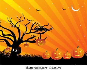 abstract halloween series design