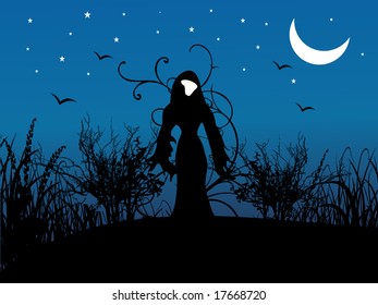 abstract halloween series design