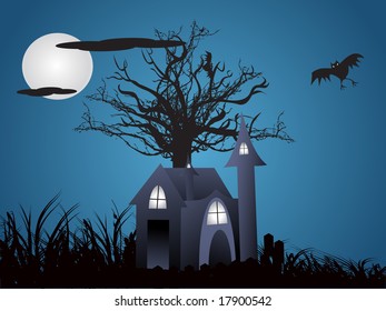 abstract halloween series design