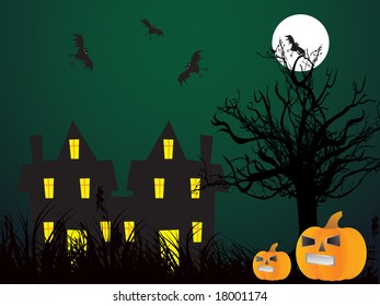 abstract halloween series design