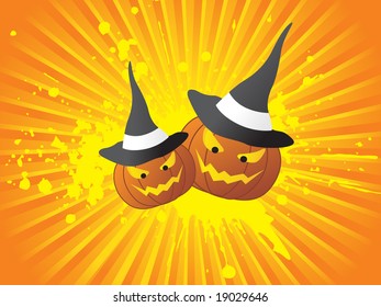 abstract halloween series design