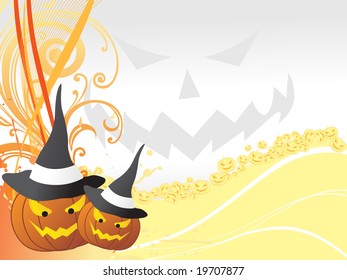 abstract halloween series design