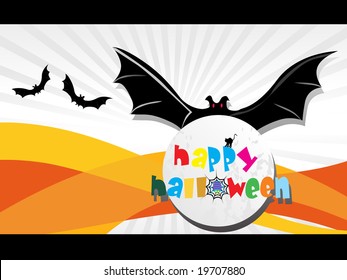 abstract halloween series design
