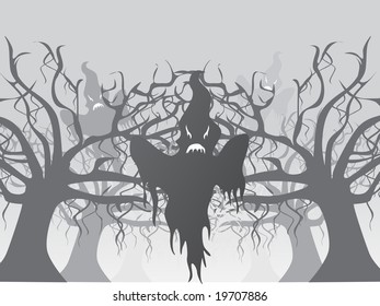 abstract halloween series design