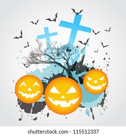 abstract halloween vector design art