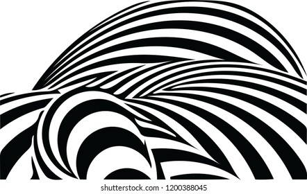 Abstract halloween visual effect vector shape design for many creative ideas