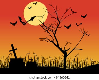 abstract halloween wallpaper vector illustration