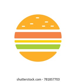 abstract hamburger logo