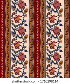 abstract hand block ajrakh print background pattern