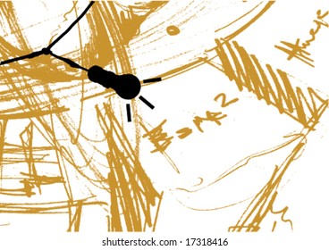 abstract hand draw