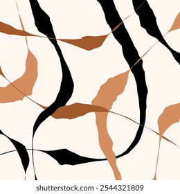 Abstract hand draw decorative pattern. Vector Illustration.
