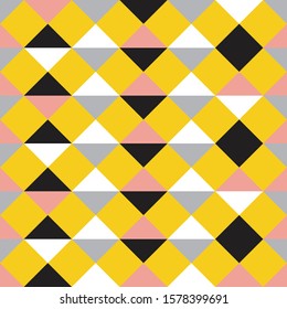 Abstract hand draw geometry Shapes seamless pattern design. Can use for print, template, fabric, presentation, textile, banner, poster, wallpaper