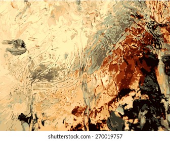 abstract hand draw oil painting composition, vector background